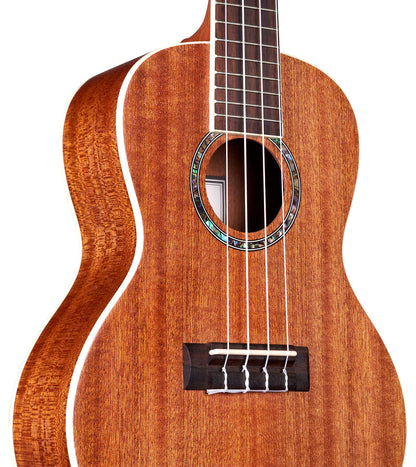 Cordoba, 4 15CM Concert Ukulele-Hand Crafted With Mahogany Top, Back & Sides, Authentic Abalone Rosette & Satin Finish & Premium Italian Aquila Strings-For Beginners & Professionals, Right, COD